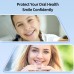 Qimic ultraschallreinigungsgerät für Zahnersatz, 230ml Ultraschallreiniger mit 3 Modi für Zahnprothesen, Aligner, Retainer, Mundschutz, Whitening Trays und alle Dentalgeräte
